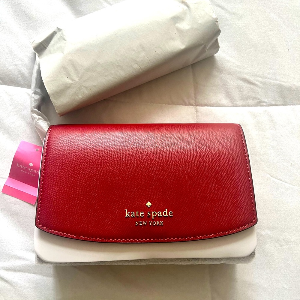 Kate Spade Red Curran Convertible Crossbody